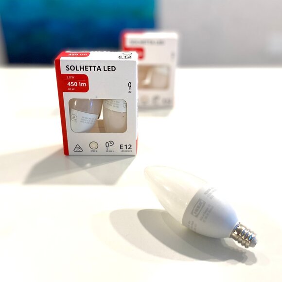 IKEA Solhetta LED lightbulbs. 4 each 250 lm, and 4 each 450 lm - Picture 12 of 12